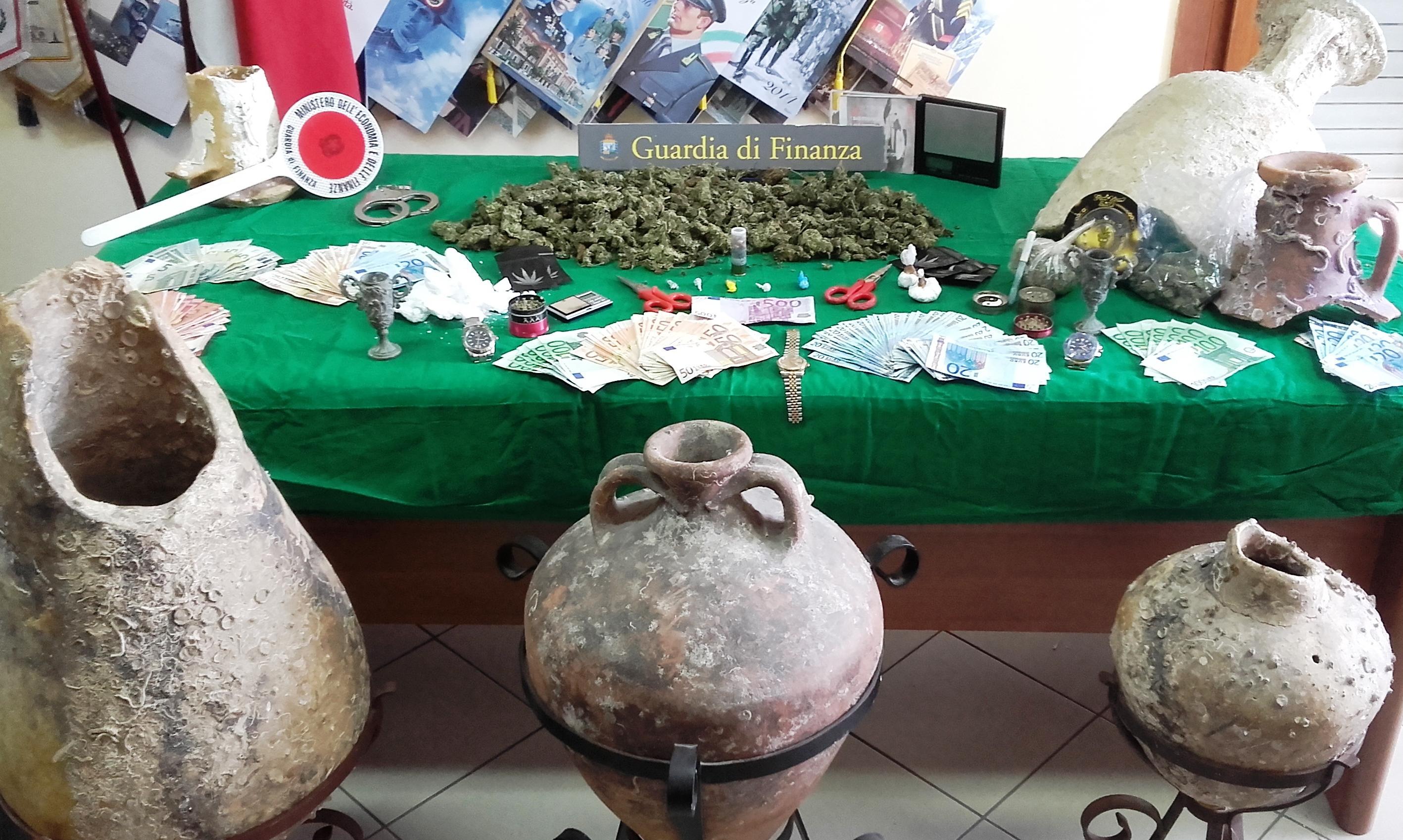La merce sequestrata
