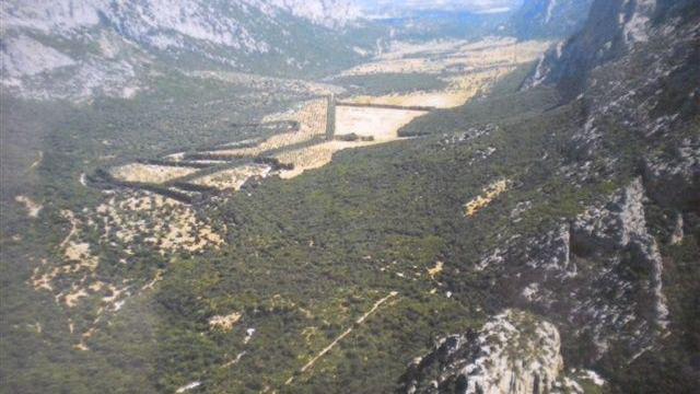 La valle di Lanaito, nel Supramonte di Oliena