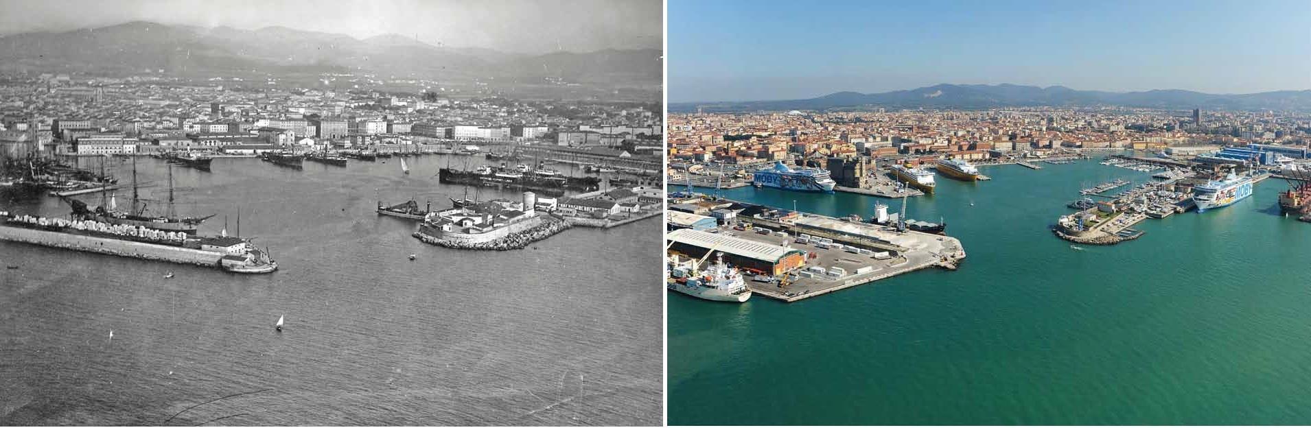 Il Porto mediceo ieri e oggi