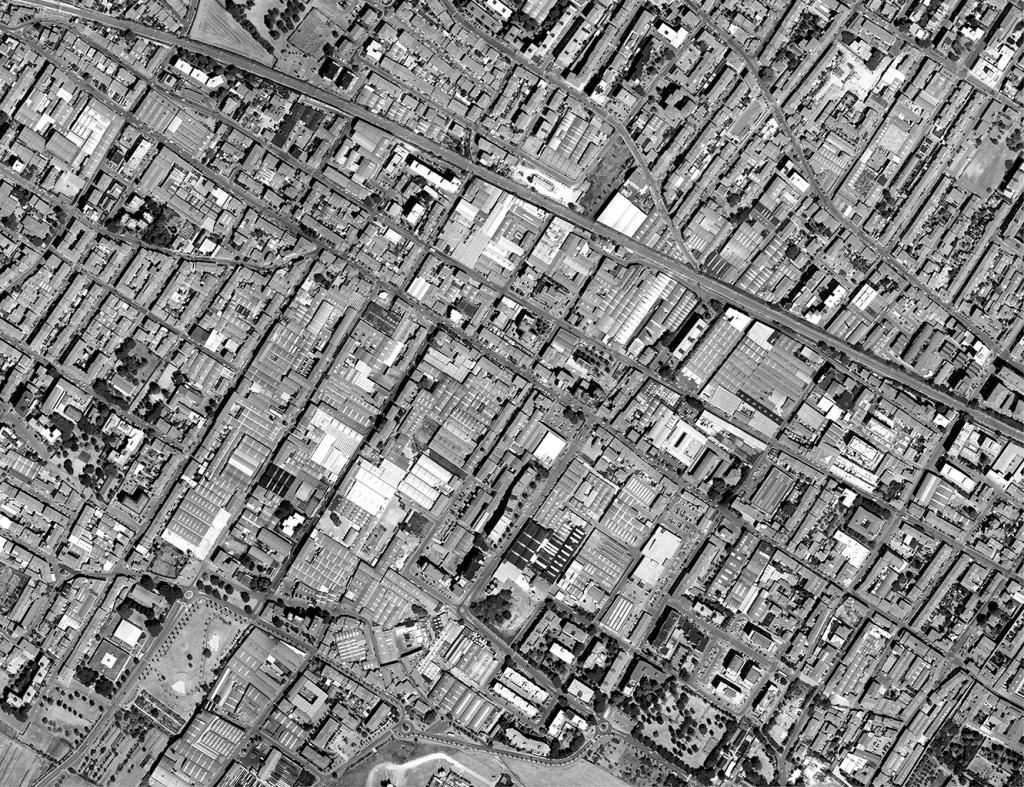 Una veduta aerea del quartiere di Chinatown