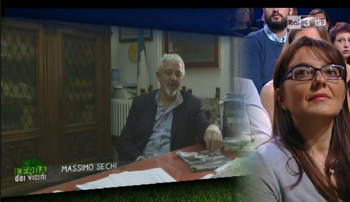 Un momento della trasmissione "L'erba dei vicini"