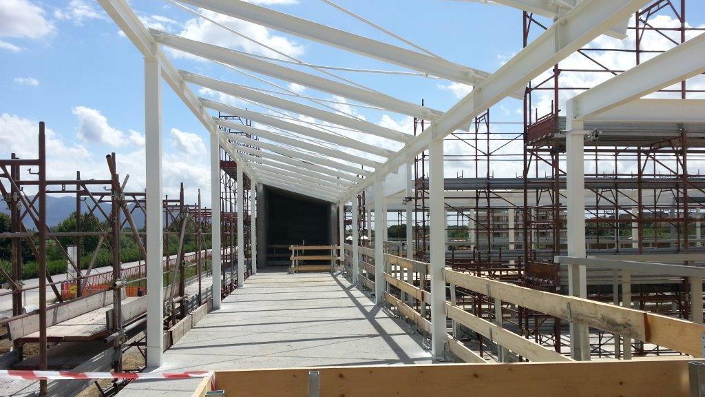 Il cantiere del centro per disabili che aprirà a luglio