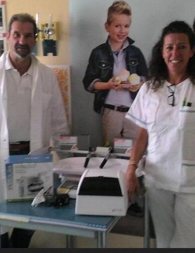 Donazione al reparto di pediatria 