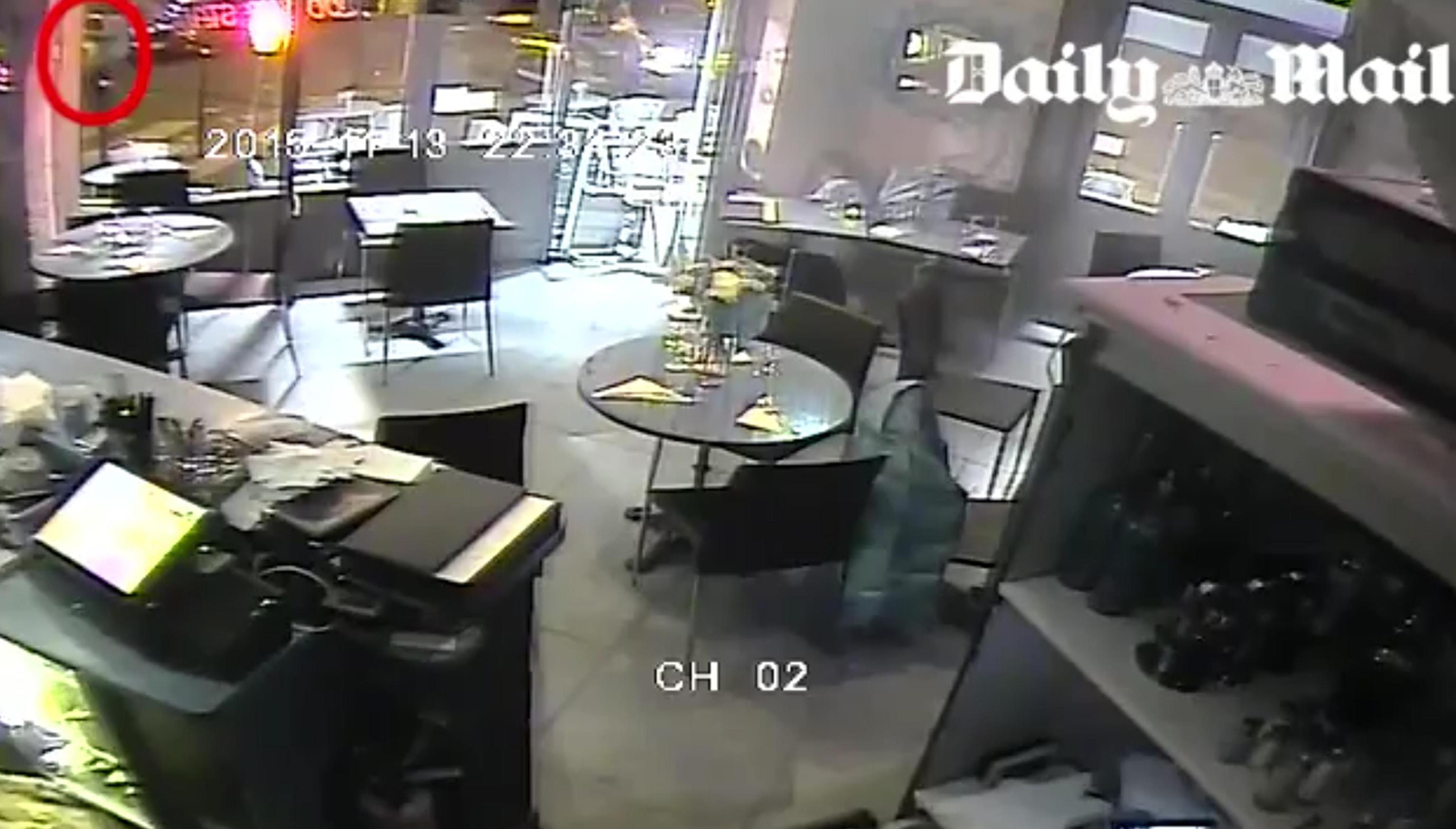 Fermo immagine del video del Daily Mail