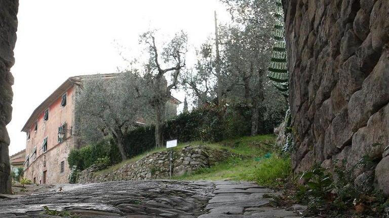 Porta San Martino a Buggiano Castello a rischio cedimento (Foto Nucci)