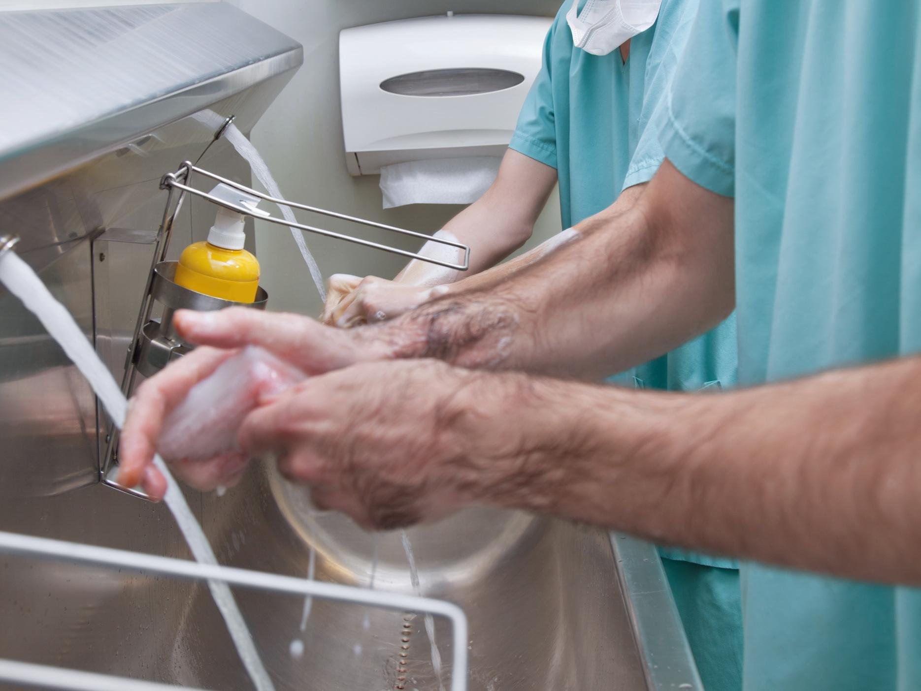 In ospedale è importantissima l'igiene per evitare infezioni