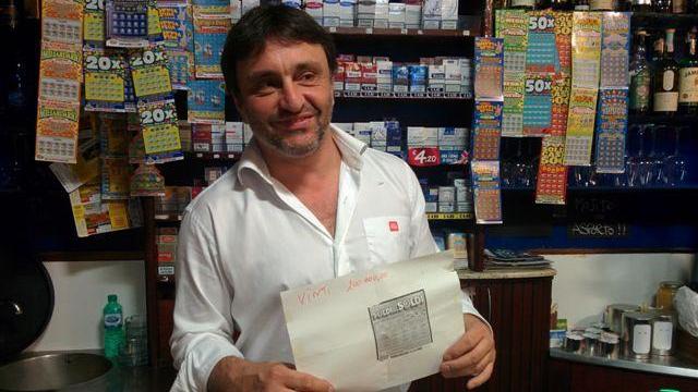 Giampaolo Ghini e il biglietto vincente