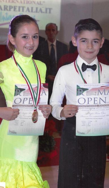 Un oro e un argento a Roma per i baby della “New Dance”