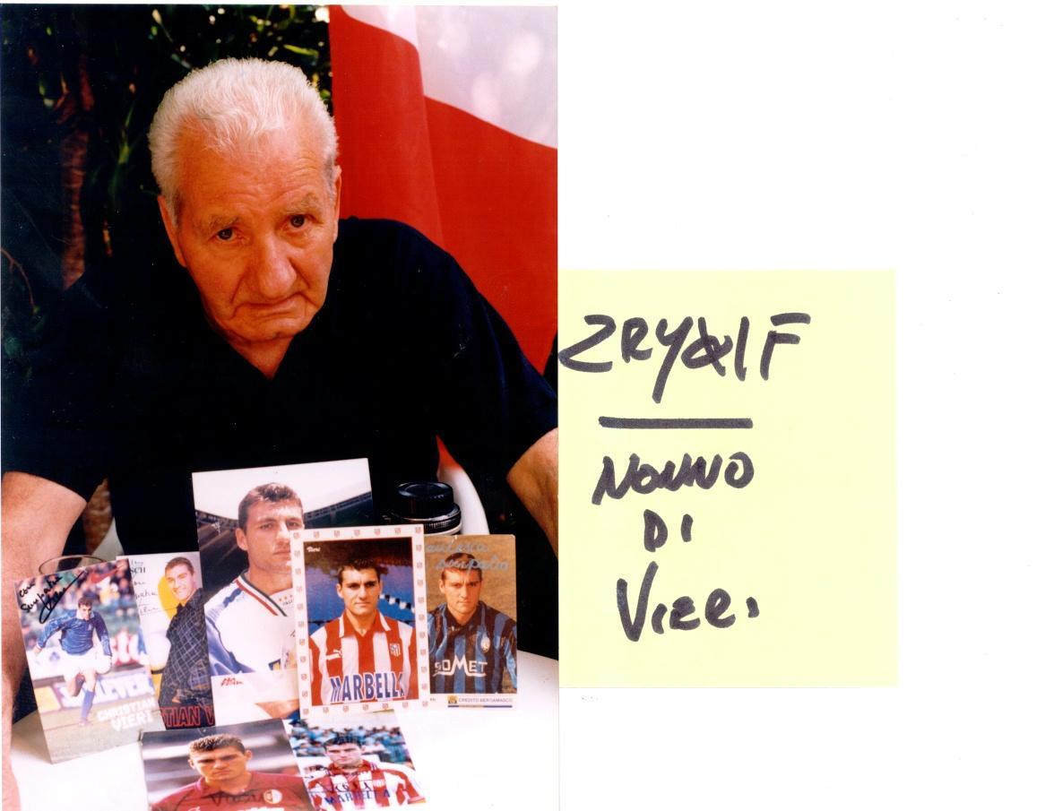 Enzo Vieri nonno dell'ex calciatore Christian Vieri