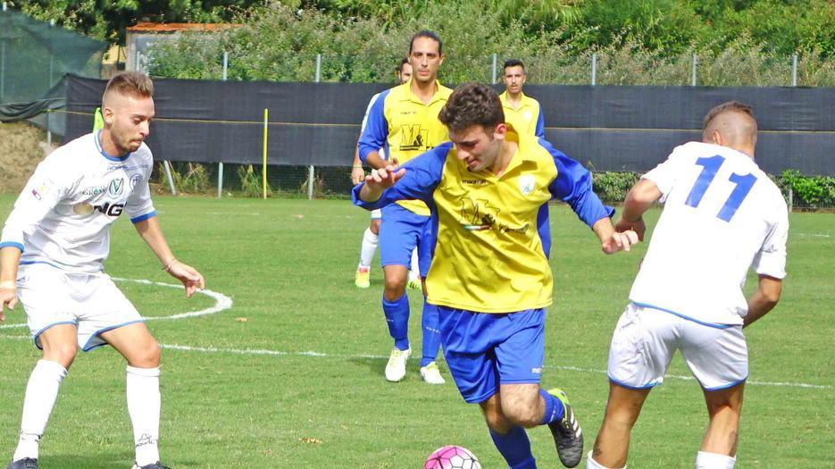 Un'azione di gioco della Ciregliese (Foto Gori)