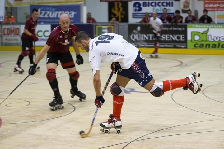 Marco Pagnini (Forte) in azione