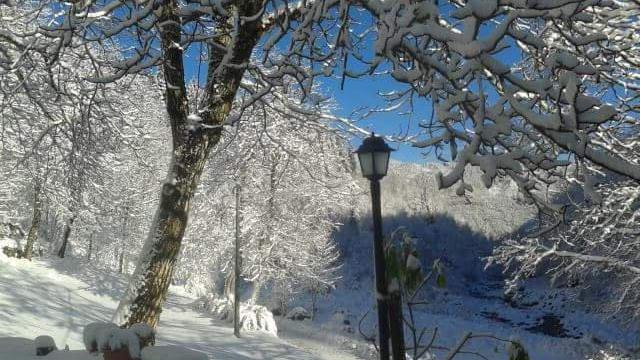 Primi fiocchi di neve anche in Lucchesia