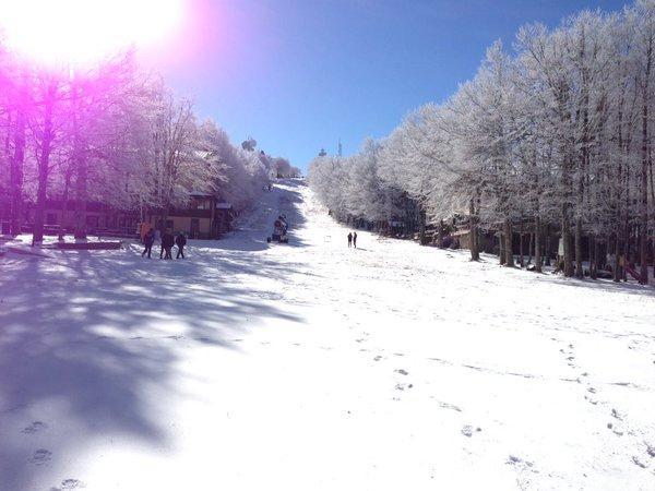 La prima neve sull'Amiata
