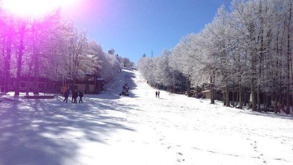La prima neve sull'Amiata