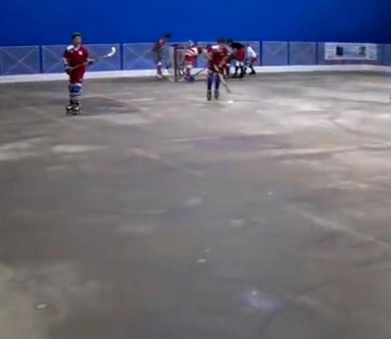 Pista di hockey fradicia «Si rischiano incidenti seri»