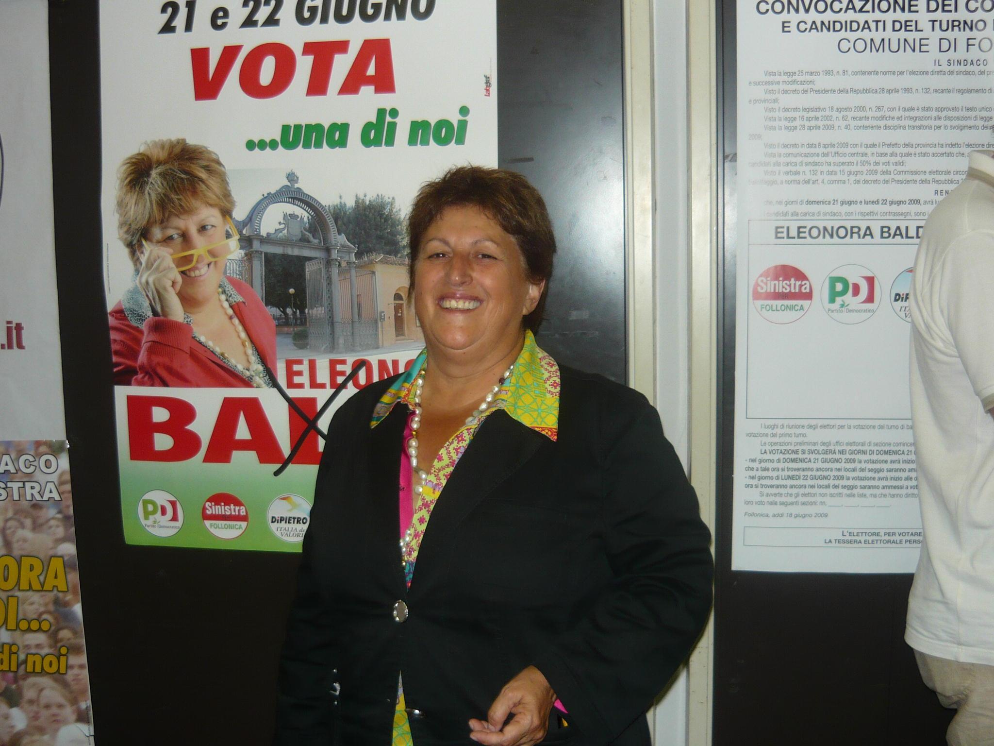 Eleonora Baldi in una bella immagine del 2009 