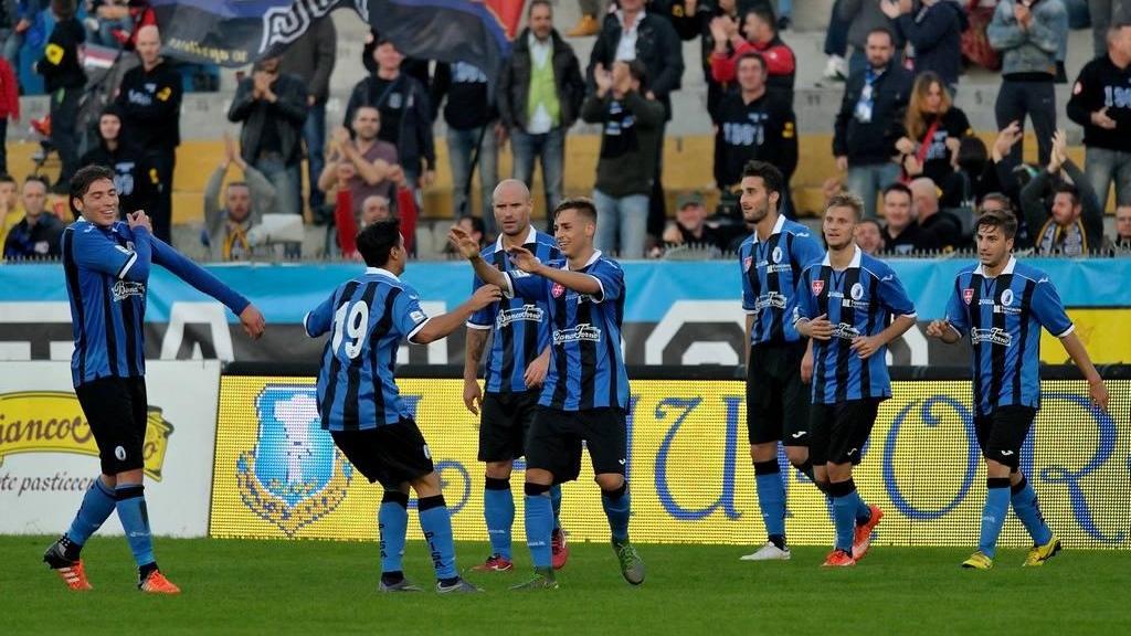 L'esultanza dei nerazzurri dopo un gol (Masotti/pisachannel.tv)