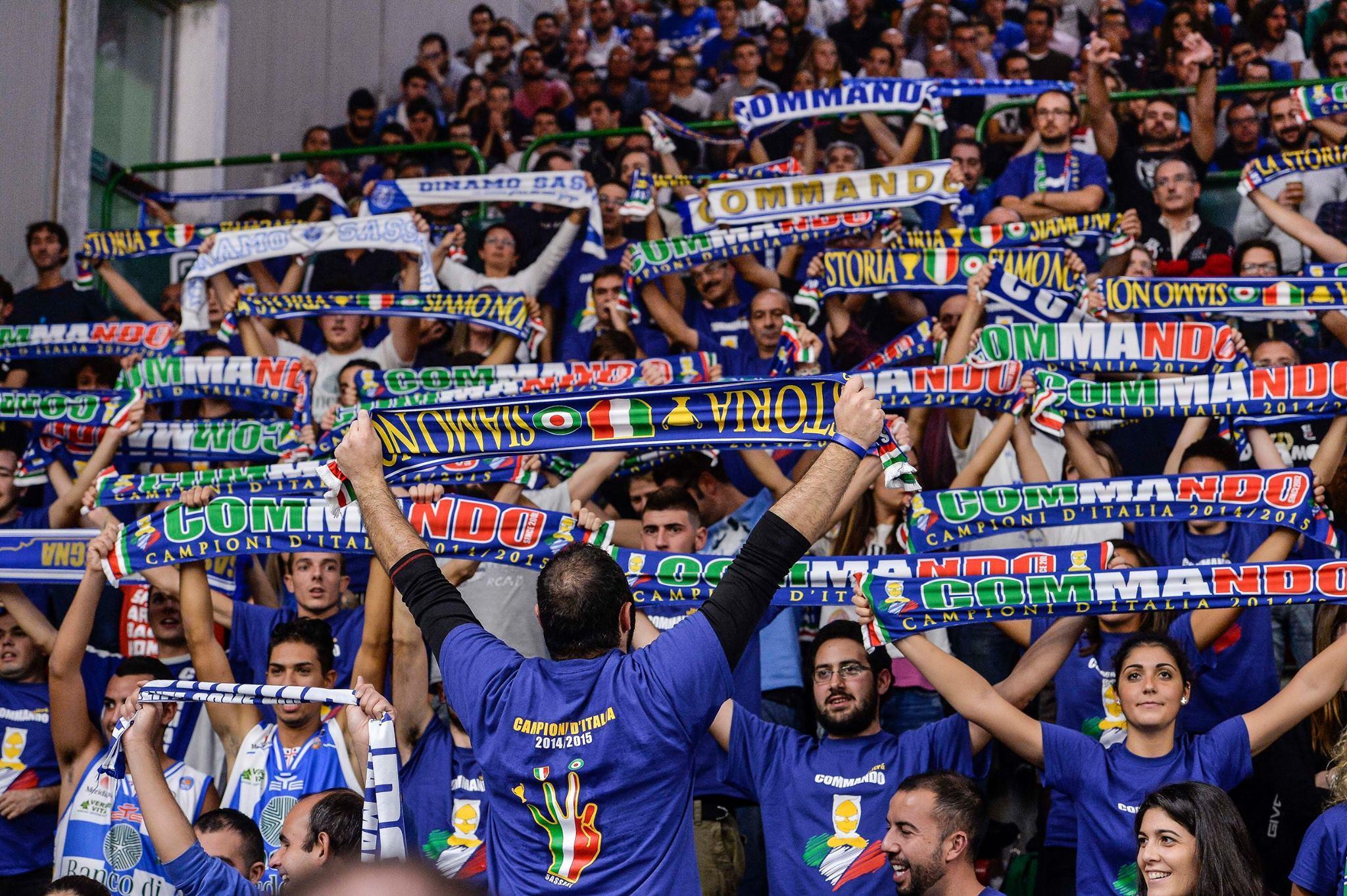 La "curva" del Commando Ultrà Dinamo