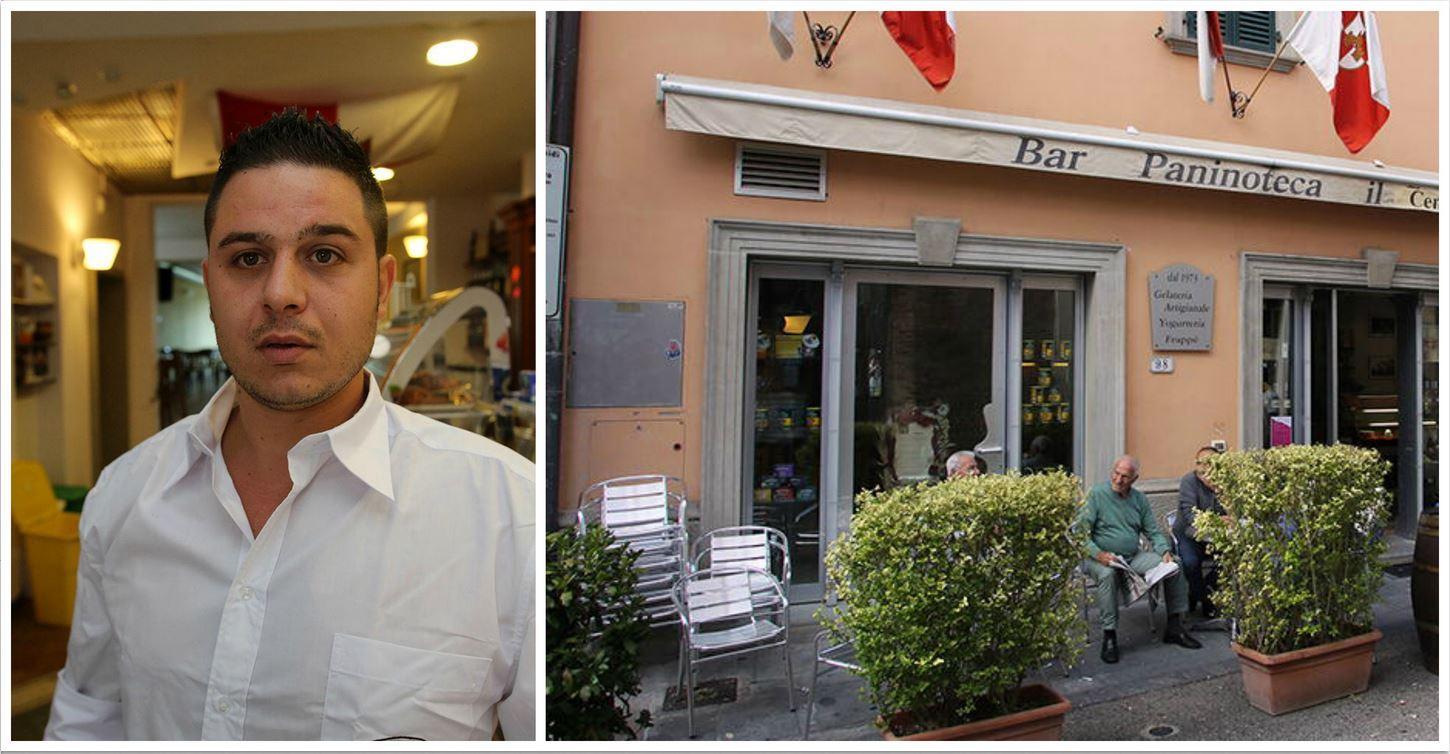 Marco Macrì e il bar Centrale di Cerreto Guidi