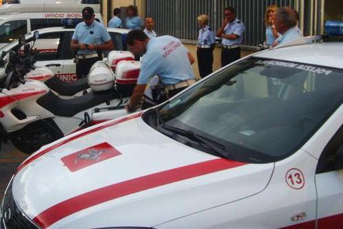 La polizia municipale di Camaiore
