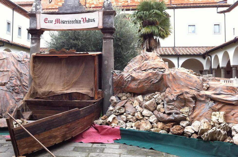 La barca nel presepe a San Romano