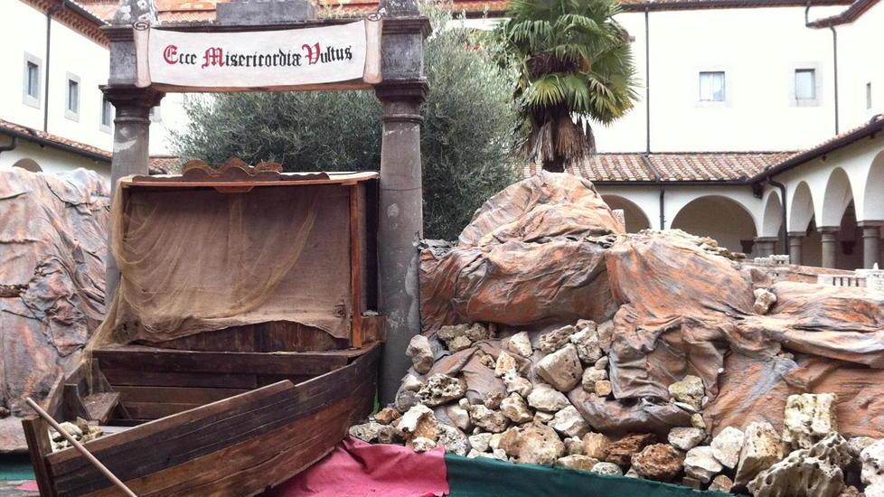 La barca nel presepe a San Romano