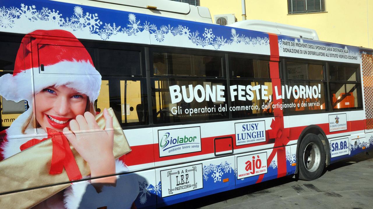 Gli autobus su cui verranno applicati i pensierini