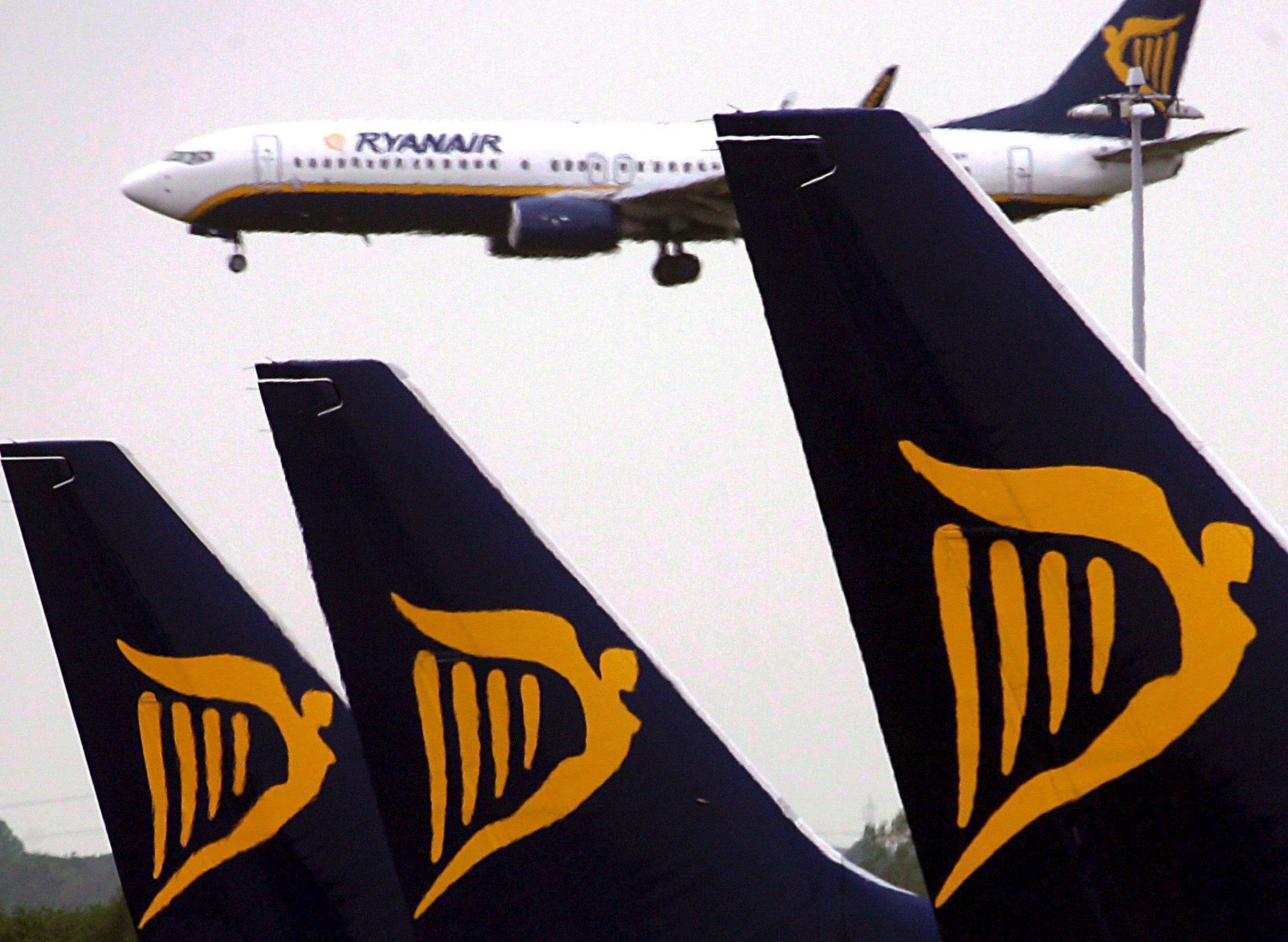 Aerei Ryanair in un'immagine d'archivio