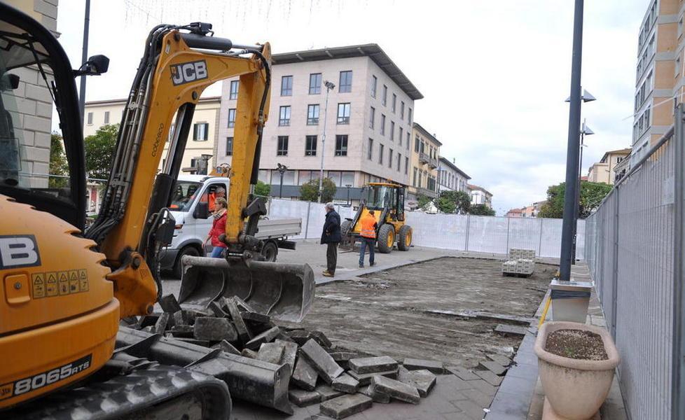 Cantiere su corso Matteotti l’azzardo è il calendario 