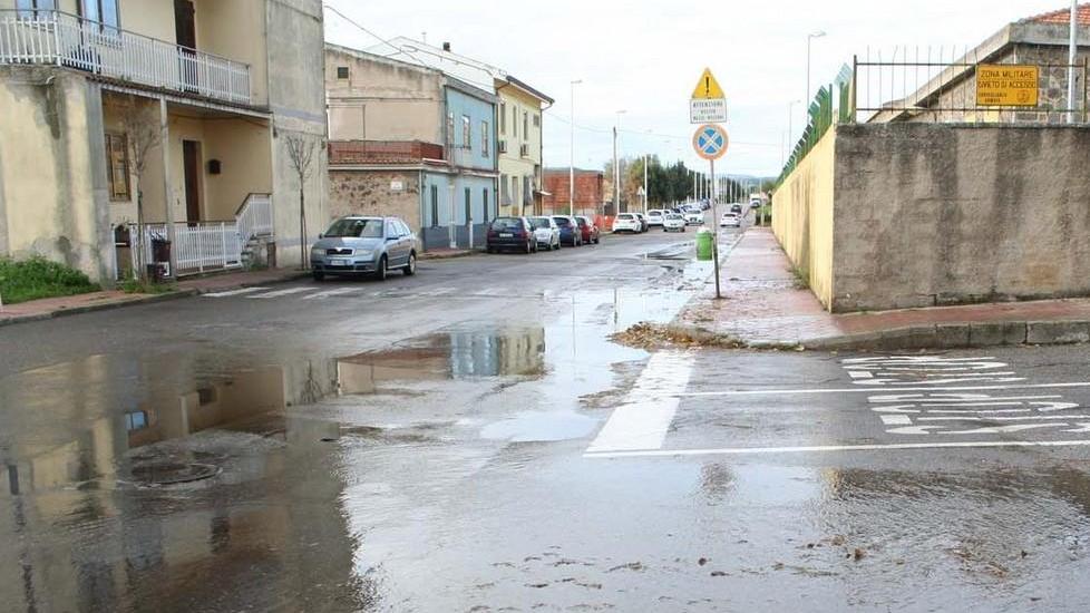 Falla nella condotta di Abbanoa