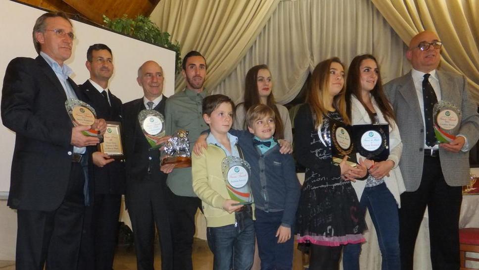 Allegria e ottimismo alla cerimonia dei premi Panathlon