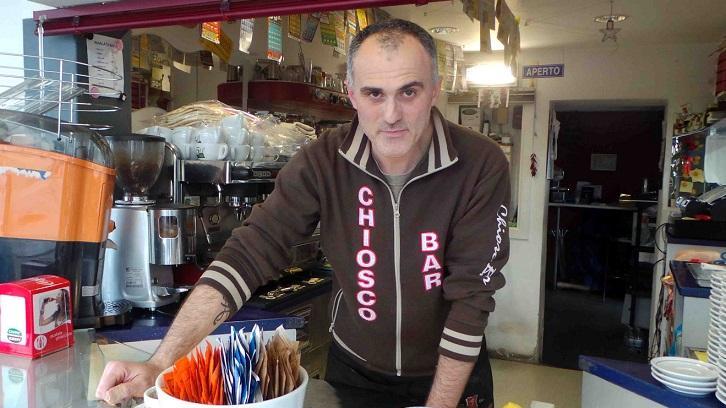 Fabrizio Finessi titolare del chiosco