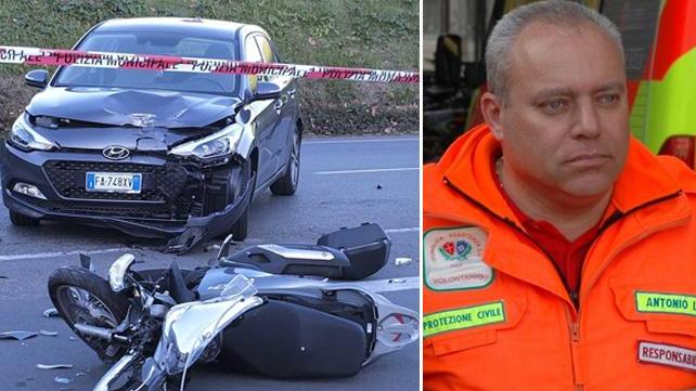Il luogo dell'incidente mortale che è costato la vita a Antonio Lorenzini