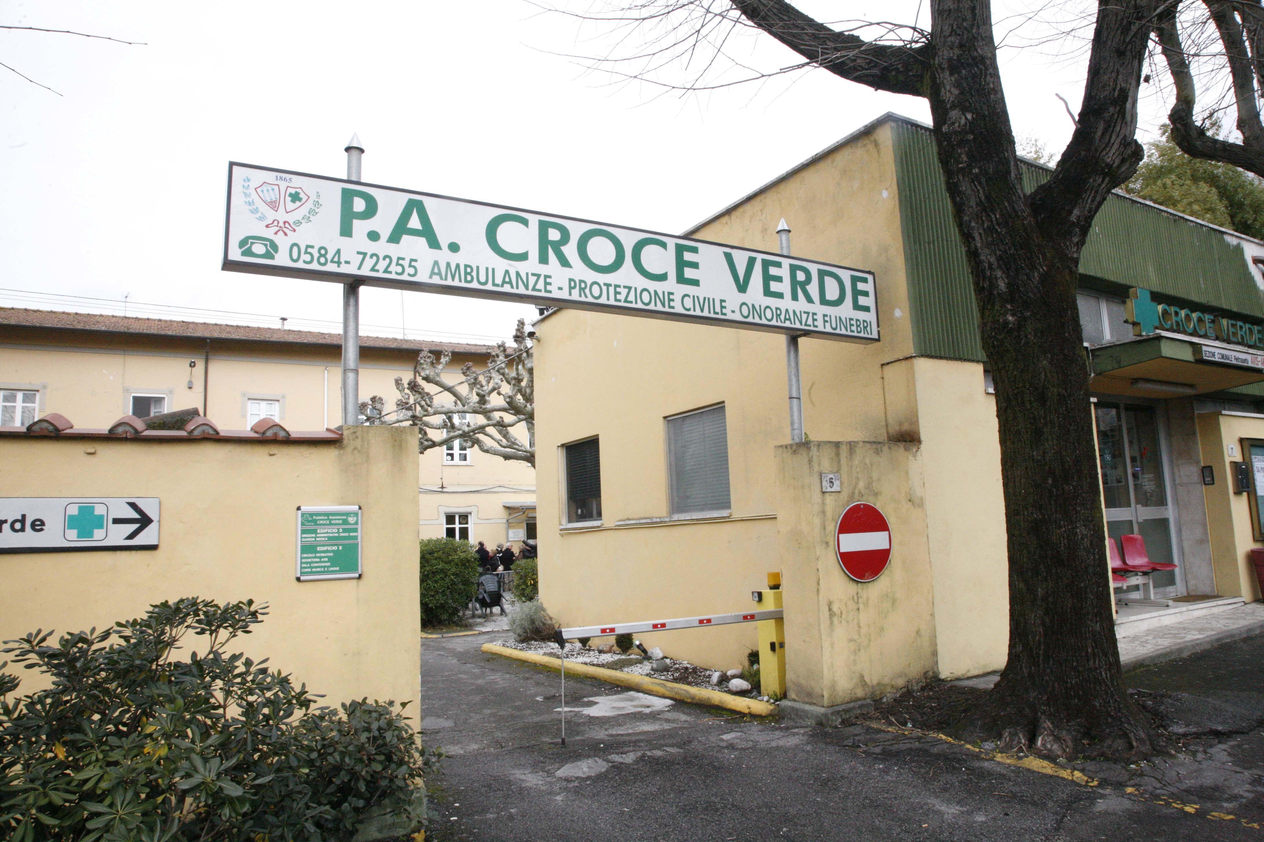 La sede della Croce Verde di Pietrasanta