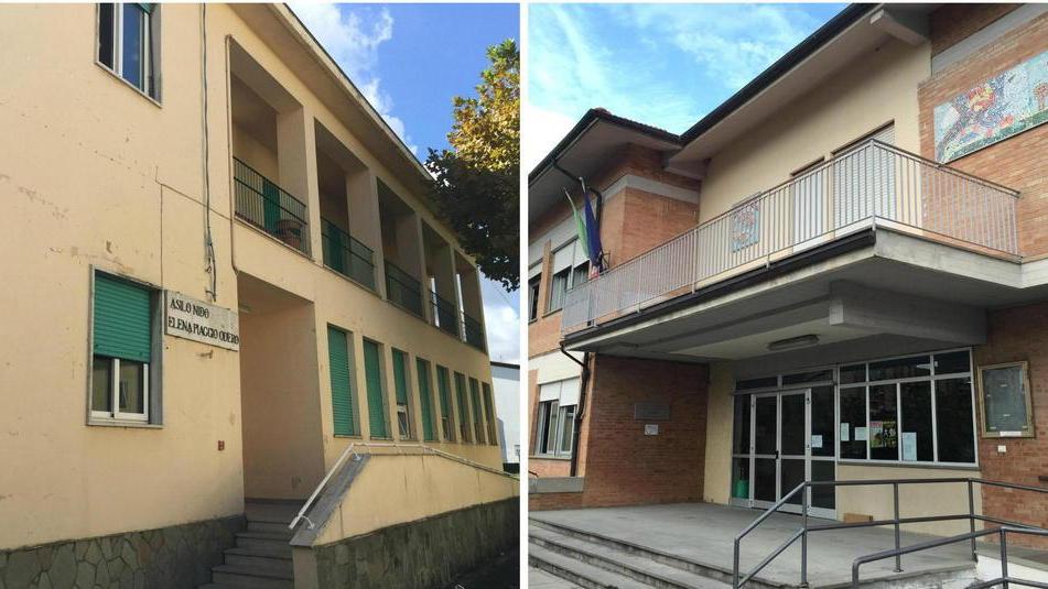 L’asilo del Villaggio trasformato in bivacco