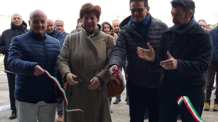 Taglio del nastro al “nuovo” compostaggio