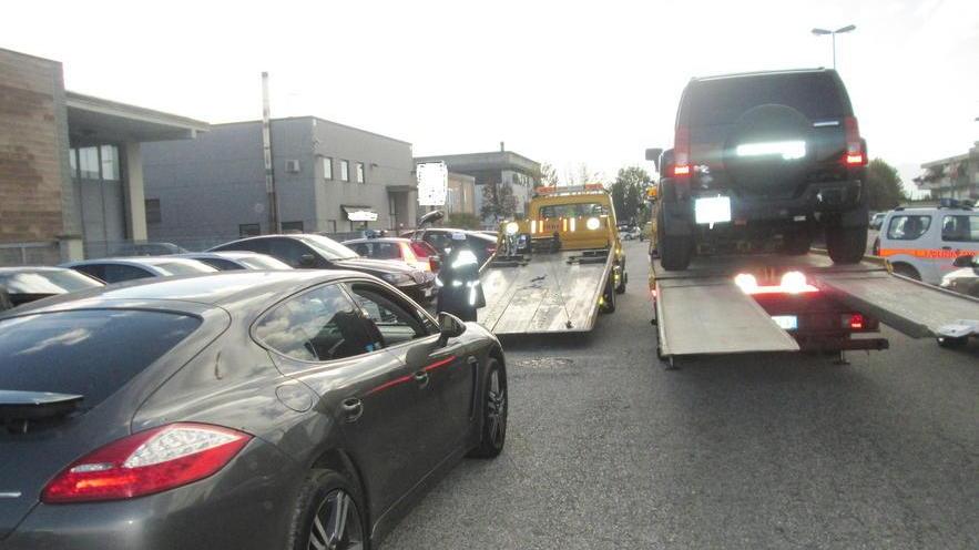 Agliana, sequestrate sedici auto di lusso