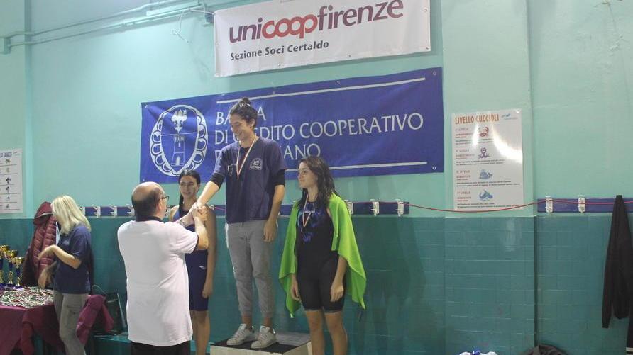 Certaldo Nuoto in luce nel trofeo Unicoop Pioggia di medaglie