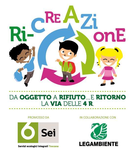 Alunni a lezione di recupero e riuso 