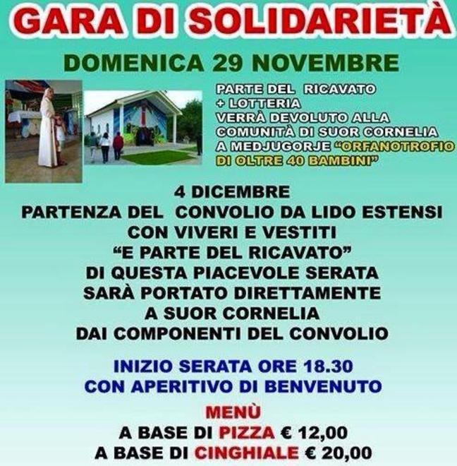 Tutti a tavola, serata show in aiuto di chi soffre