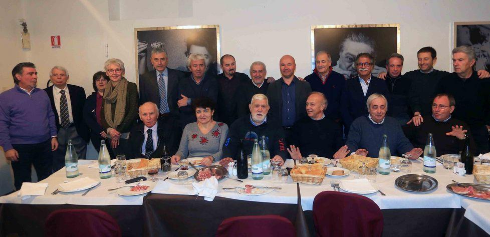 Si è ritrovata a tavola la “vecchia” Squadra Mobile 