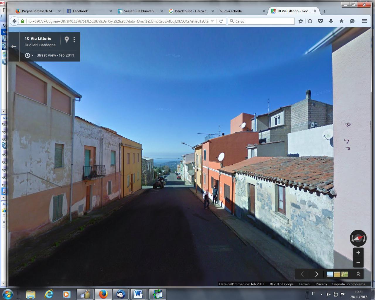 Via Littorio a Cuglieri