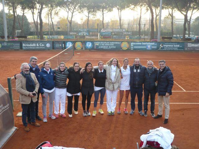 Da sinistra Calò, BardazziPiccinetti, Romoli, Trevisan, Stefanini, Camerin, Mel, Dentoni, Mazzoni, De Marni, D'Ambrosi

