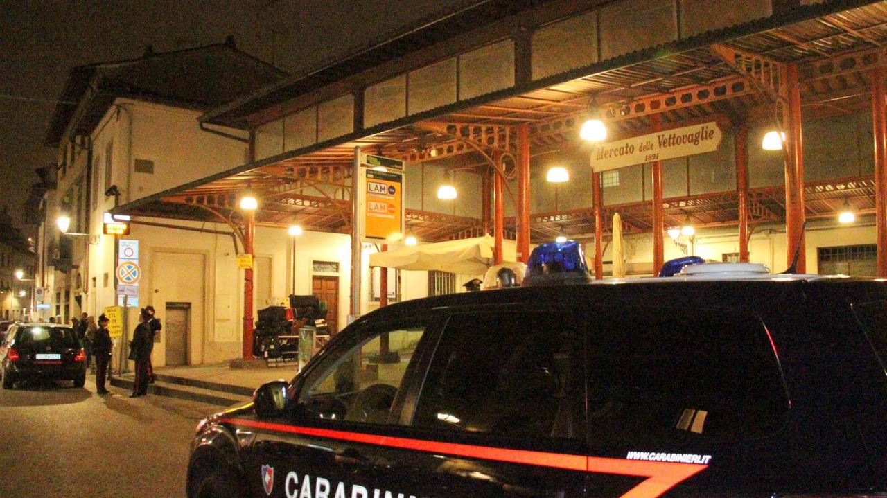 un controllo dei carabinieri