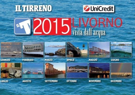 La copertina del calendario 2015