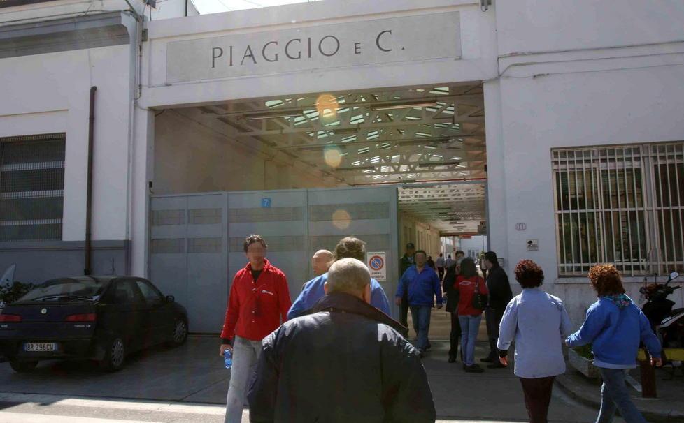 Piaggio, alcune linee ferme anche tre mesi 