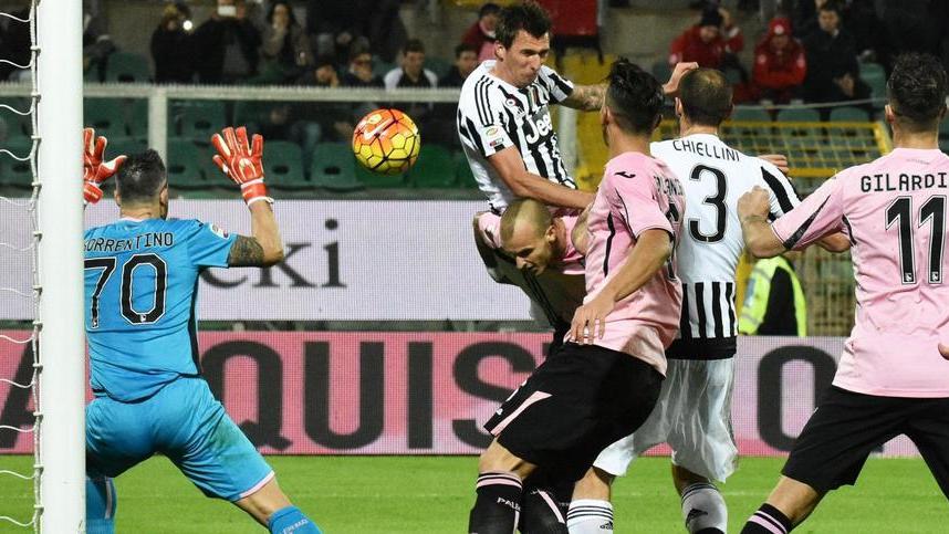 Palermo travolto con 3 gol La “nuova” Juve è quinta