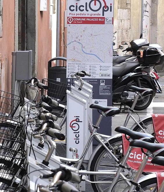 Tre nuove stazioni per le bici a nolo 