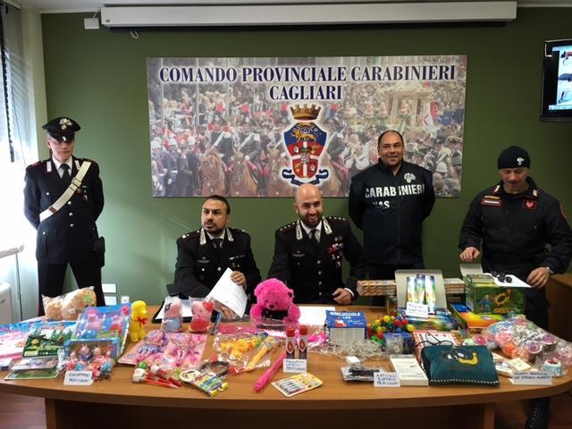 La conferenza stampa dei carabinieri
