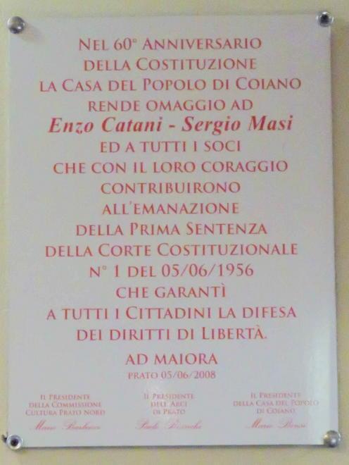 Sulle ceneri della casa del Fascio 